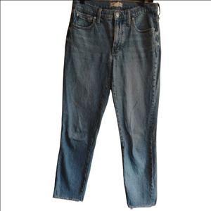 Madewell Midrise Perfect Vintage Lightwash Denim Jeans. Size 27.